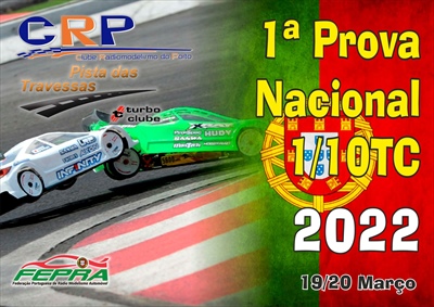 1ª Prova do Campeonato Nacional 1/10 TC MOD/STOCK e Troféu F1 - 2022
